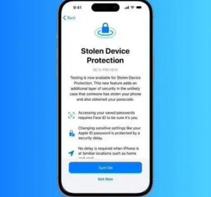 东英镇苹果授权维修店分享被盗设备保护功能开启方法 