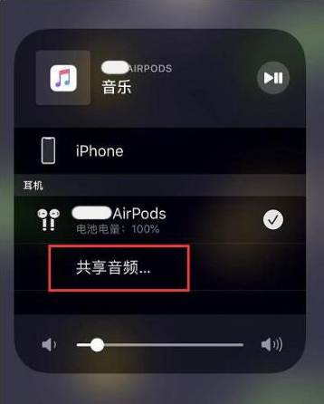 东英镇苹果14音频维修点分享iPhone14音频共享设置方法 