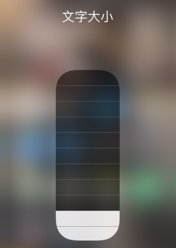 东英镇苹果手机维修分享小技巧：在 iPhone 控制中心快速调节字体大小 